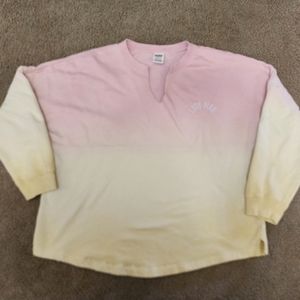 VS PINK Sweater XL Pink/Yellow